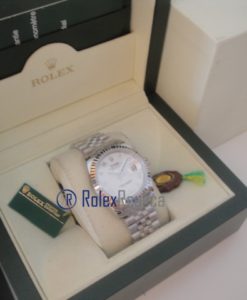 rolex replica datejust white roman orologio imitazione