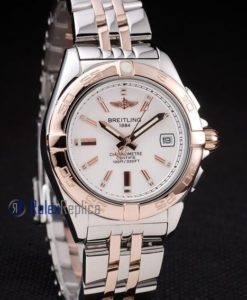 Breitling replica chronographe lady acciaio oro imitazione copia