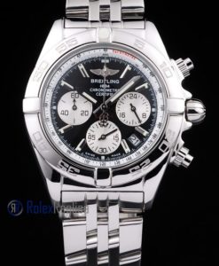 Alternative view of Breitling replica chrono chronographe acciaio dial panda imitazione copia