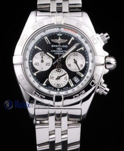 Breitling replica chrono chronographe acciaio dial panda imitazione copia