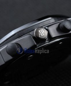 Alternative view of audemars piguet replica chrono offshore pvd strip rubber-b imitazione copia