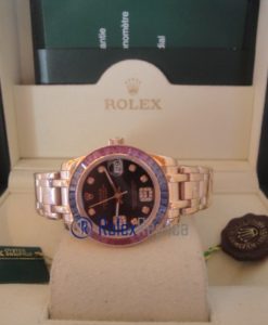 rolex replica pearlmaster oro giallo red blue orologio imitazione
