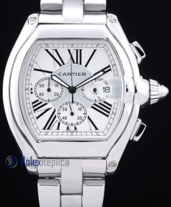 Cartier replica chrono roadster acciaio white imitazione copia