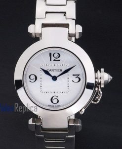 Cartier replica pasha acciaio white dial imitazione copia