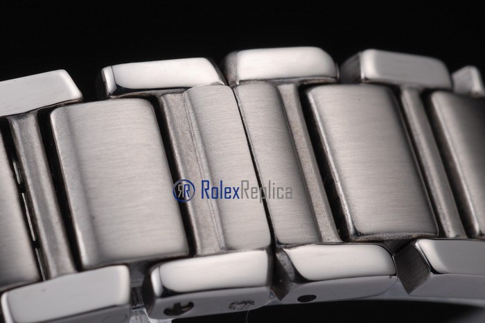 Cartier replica tank francaise acciaio white dial imitazione copia - immagine 6