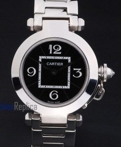 Cartier replica pasha acciaio black dial imitazione copia