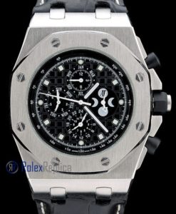 audemars piguet replica chrono offshore gp singapore 2008 strip leather imitazione copia