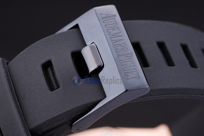 audemars piguet replica chrono offshore alinghi team white strip rubber imitazione copia - immagine 8
