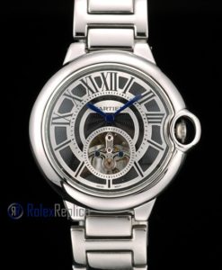Alternative view of Cartier replica ballon bleu tourbillon acciaio imitazione copia