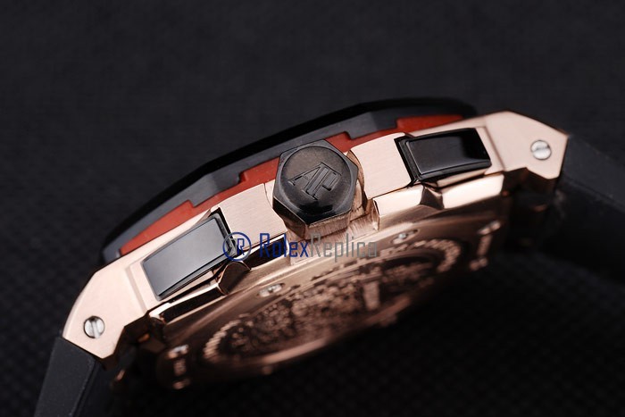 audemars piguet replica chrono offshore alinghi team white strip rubber imitazione copia - immagine 2