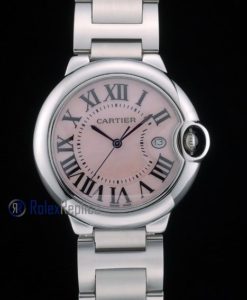 Cartier replica ballon bleu acciaio rosèè roman imitazione copia
