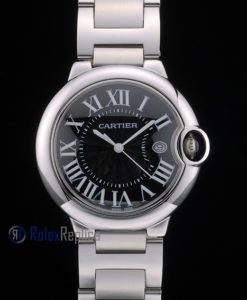 Alternative view of Cartier replica ballon bleu acciaio black roman imitazione copia