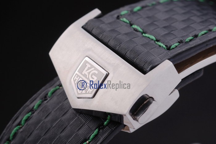 Tag-heuer replica carrera calibre 16 chrono strip leather imitazione copia - immagine 6