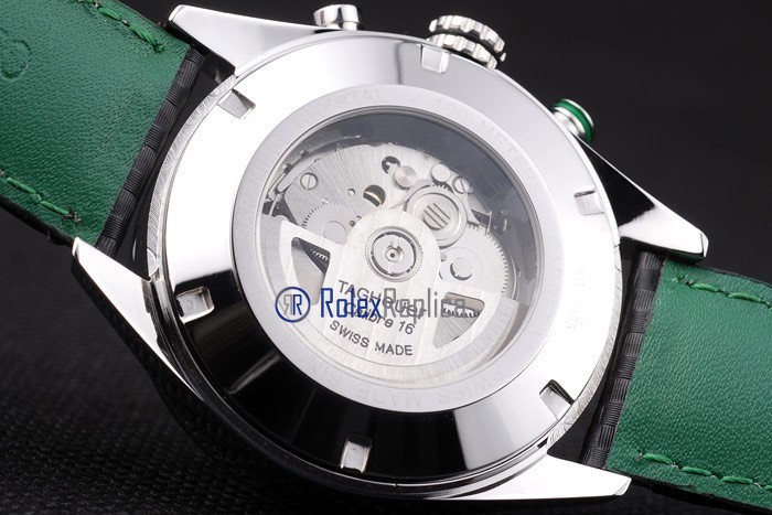 Tag-heuer replica carrera calibre 16 chrono strip leather imitazione copia - immagine 10
