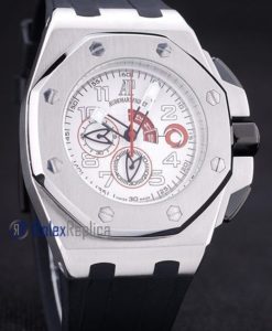 audemars piguet replica chrono offshore acciaio alinghi team strip rubber imitazione copia