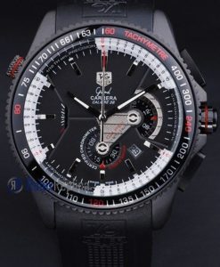 Tag-heuer replica carrera calibre 38 chrono pro-hunter pvd imitazione copia