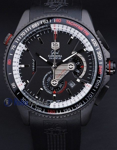 Tag-heuer replica carrera calibre 38 chrono pro-hunter pvd imitazione copia
