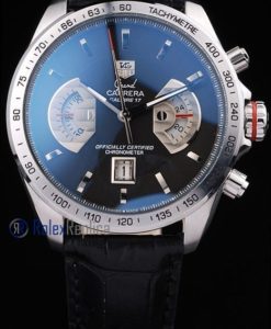 Tag-heuer replica carrera calibre 17 chrono strip leather imitazione copia