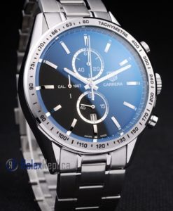 Alternative view of Tag-heuer replica carrera calibre 1887 chrono acciaio imitazione copia