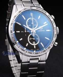 Tag-heuer replica carrera calibre 1887 chrono acciaio imitazione copia