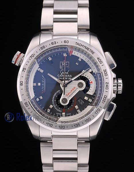 Tag-heuer replica carrera calibre 38 chrono acciaio imitazione copia