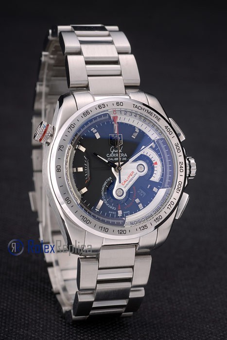Tag-heuer replica carrera calibre 38 chrono acciaio imitazione copia - immagine 4