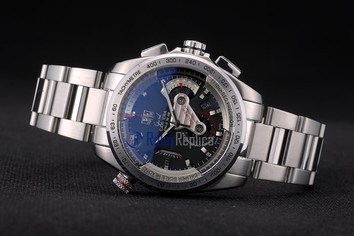 Tag-heuer replica carrera calibre 38 chrono acciaio imitazione copia - immagine 6