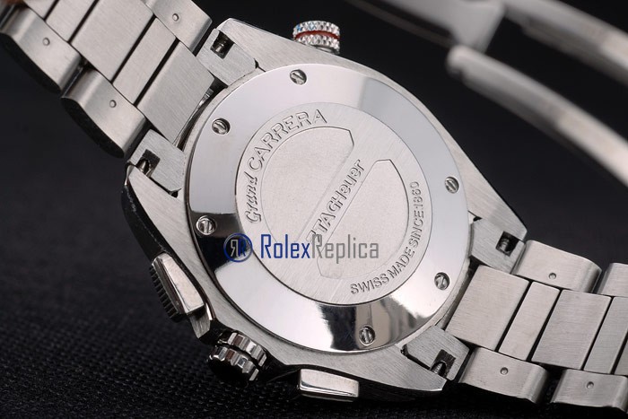 Tag-heuer replica carrera calibre 38 chrono acciaio imitazione copia - immagine 9