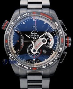 Tag-heuer replica carrera calibre 38 chrono pro-hunter pvd imitazione copia