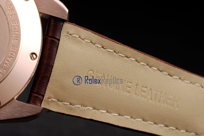 Tag-heuer replica gran carrera calibre 38 chrono rose gold strip leather imitazione copia - immagine 11