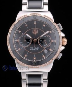 Tag-heuer replica gran carrera formula 1 chrono acciaio rose gold imitazione copia