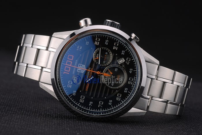 Tag-heuer replica gran carrera microtimer 1000 chrono acciaio imitazione copia - immagine 6