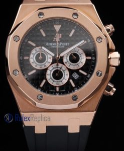 Alternative view of audemars piguet replica chrono offshore city of sails strip rubber-b imitazione copia