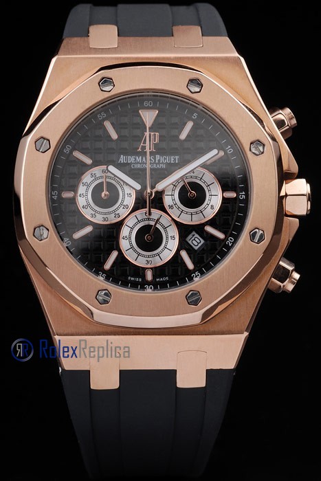 audemars piguet replica chrono offshore city of sails strip rubber-b imitazione copia - immagine 2