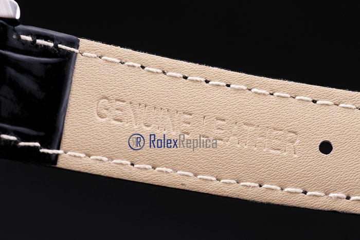 Omega replica seamaster strip leather black dial imitazione copia - immagine 8