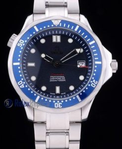 Omega replica seamaster acciaio blue bezel imitazione copia