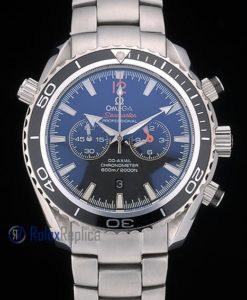 Alternative view of Omega replica seamaster co-axial chrono acciaio black imitazione copia