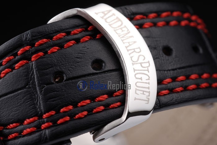 audemars piguet replica chrono offshore singapore GP2008 red dial panda strip leather imitazione copia - immagine 6