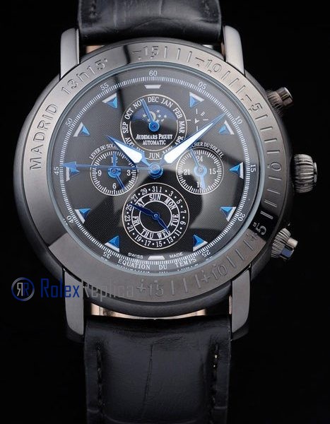 audemars piguet replica chrono offshore william j clinton pvd strip leather imitazione copia