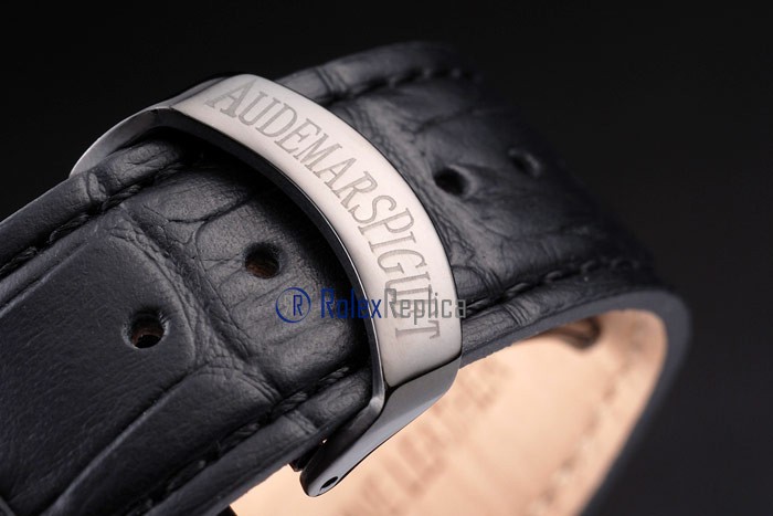 audemars piguet replica chrono offshore william j clinton pvd strip leather imitazione copia - immagine 7