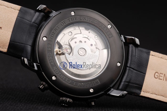 audemars piguet replica chrono offshore william j clinton pvd strip leather imitazione copia - immagine 10