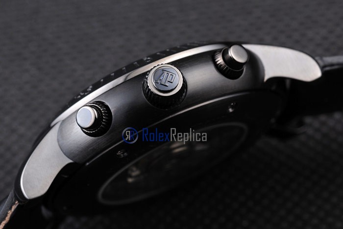 audemars piguet replica chrono offshore william j clinton pvd strip leather imitazione copia - immagine 11