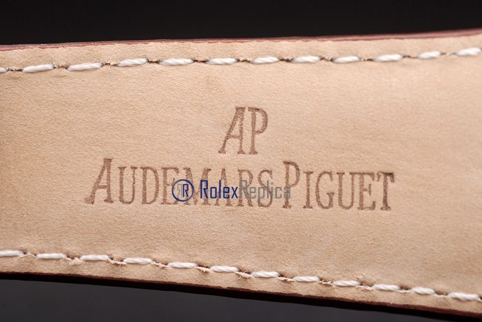 audemars piguet replica chrono offshore city of sails white dial strip leather imitazione copia - immagine 9