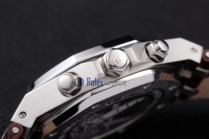 audemars piguet replica chrono offshore city of sails white dial strip leather imitazione copia - immagine 10