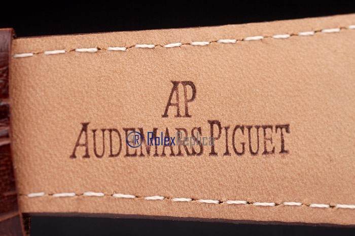 audemars piguet replica chrono offshore city of sails brown dial strip leather imitazione copia - immagine 7