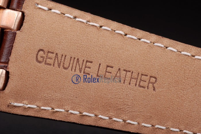 audemars piguet replica chrono offshore city of sails rose gold brown dial strip leather imitazione copia - immagine 8