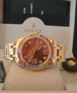 rolex replica pearlmaster oro giallo red yellow orologio imitazione