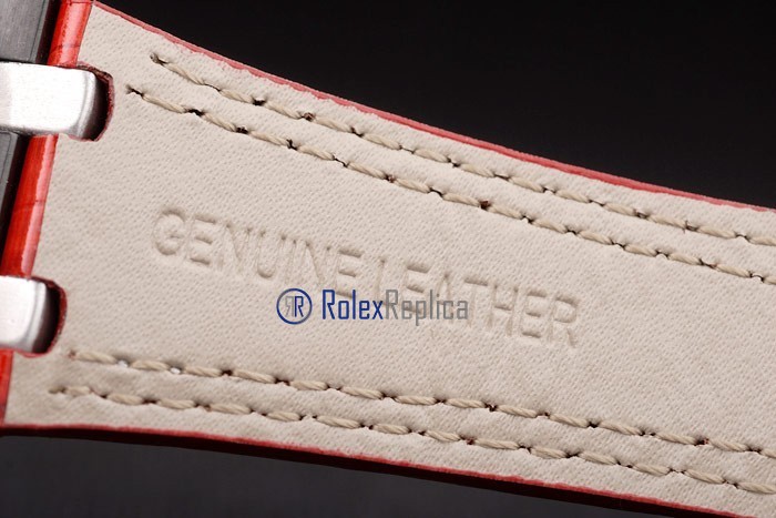 audemars piguet replica chrono offshore singapore GP2008 red panda strip leather imitazione copia - immagine 7