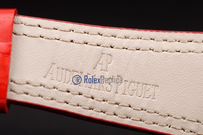 audemars piguet replica chrono offshore singapore GP2008 red panda strip leather imitazione copia - immagine 8