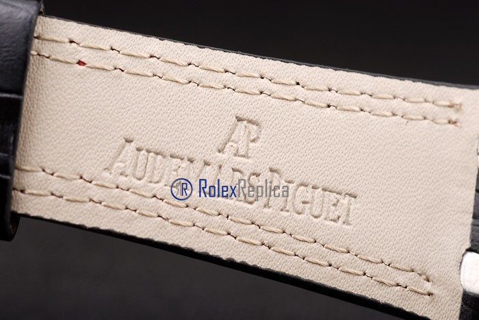 audemars piguet replica chrono offshore singapore GP2008 black strip leather imitazione copia - immagine 8